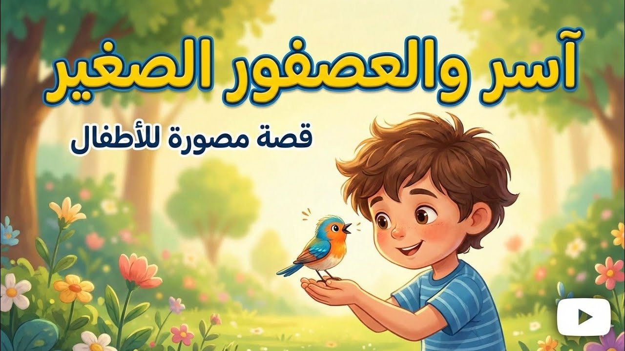 قصه اسر والعصفور الصغير  #حكايات_قبل_النوم #آسر_والعصفور #قصص_عربية #اطفال #حواديت #قصص_هادفة 