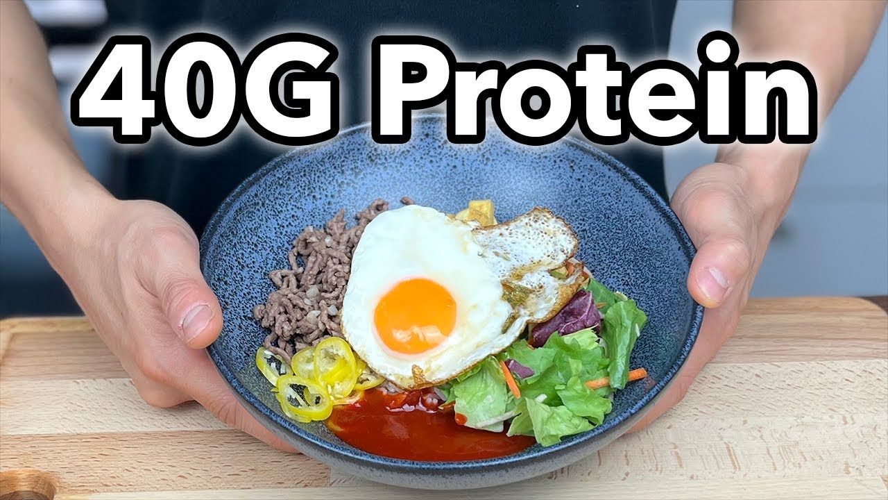 Fresh Beef Bibimbap Recipe for SIMPLE High Protein Meals