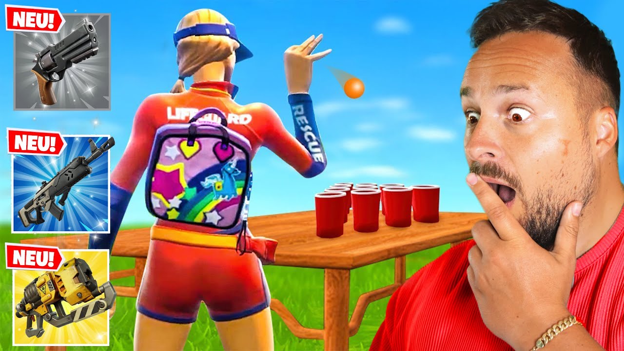 *NEU* SLURP PONG TRICKSHOT Battle um LOOT IN Fortnite