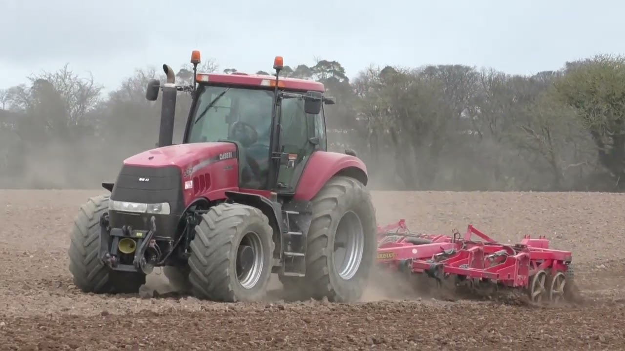 Spring Tillage 2023 Case Magnum & Vaderstad