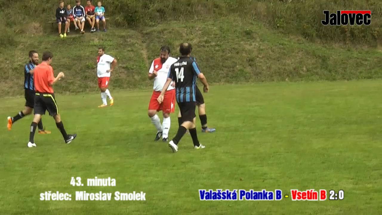 Záznam fotbalového utkání IV. třídy Val. Polanka B - FC Vsetín B