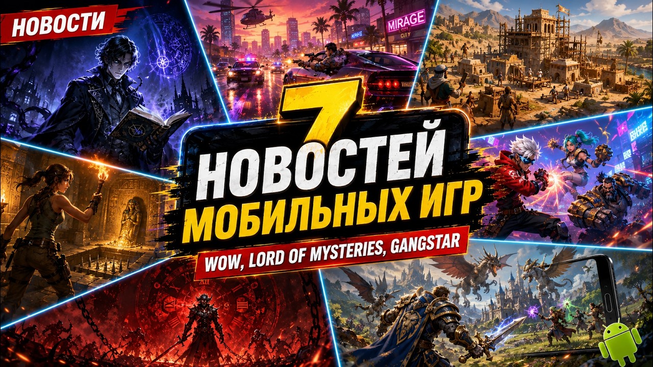 Mobile Gaming News: Lord of Mysteries Release, Gangstar Mirage City, and Fan-made World of Warcra...