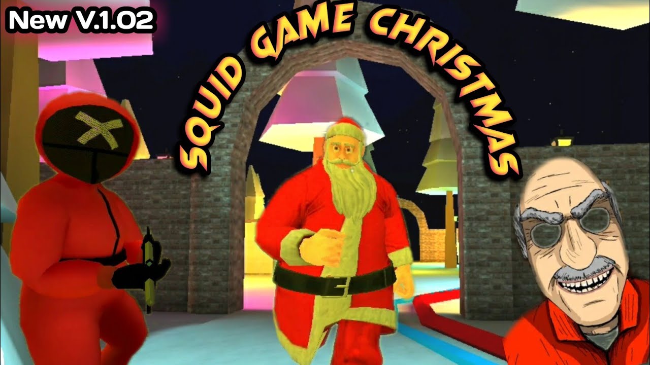 Grandpa And Granny 3 - Squid Game Christmas | Full Gameplay Hindi