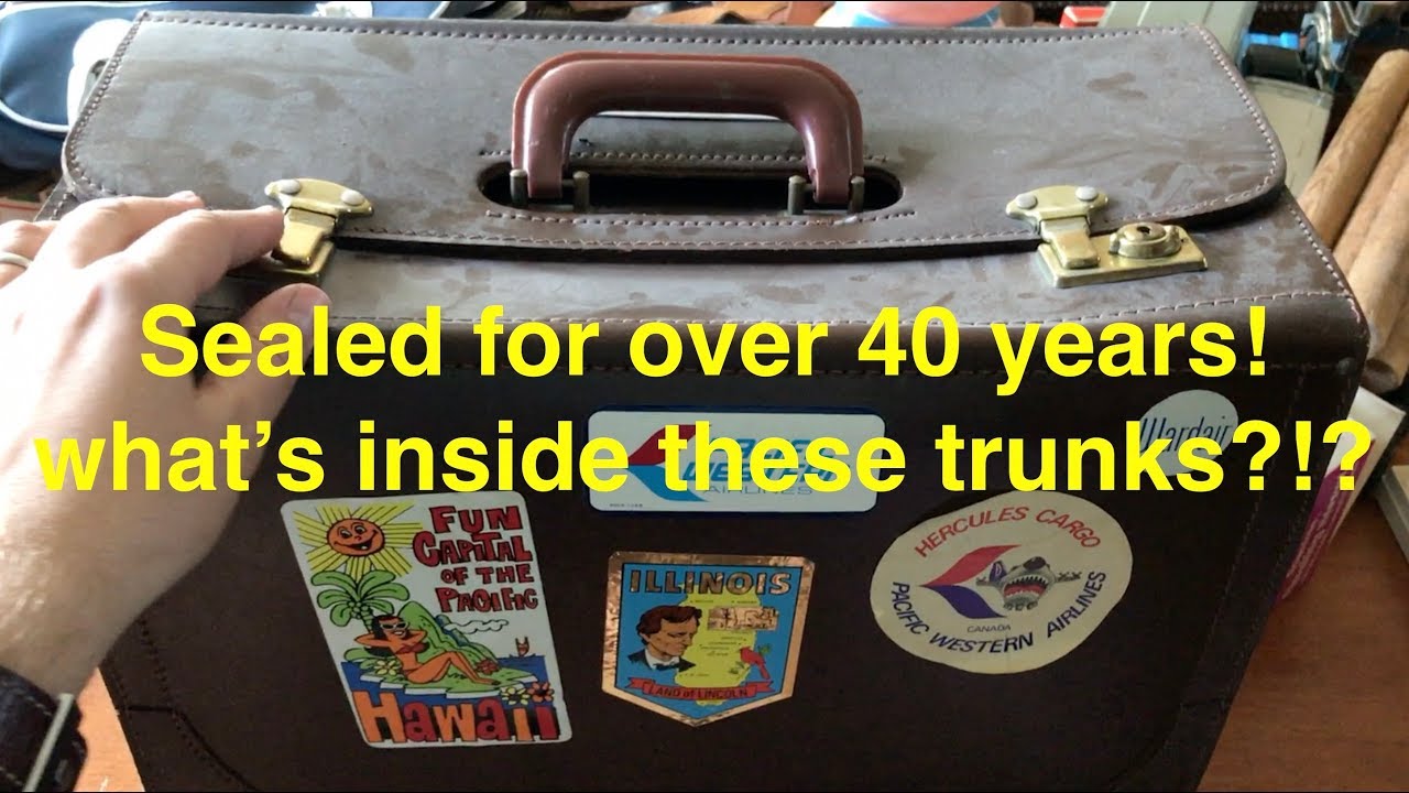 40 years packed up! what's inside these time capsule boxes?!?