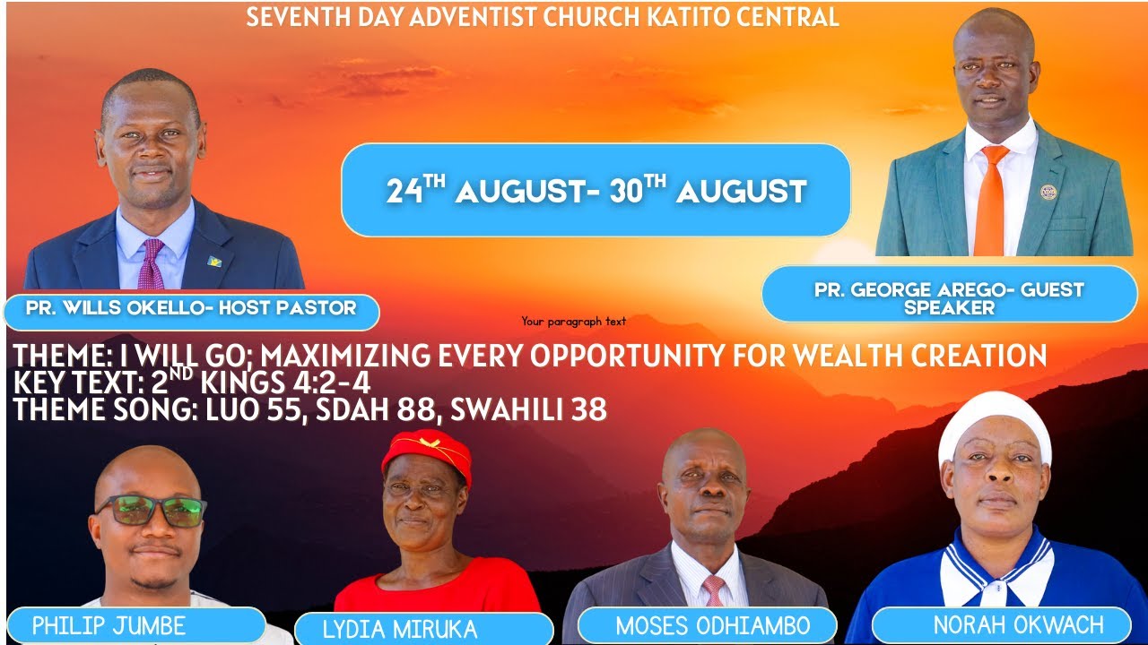 THE KATITO CENTRAL SDA CHURCH CAMP MEETING 2025