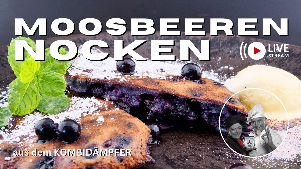 Tiroler Moosbeerennocken aus dem Dampfgarer Franz Stolz