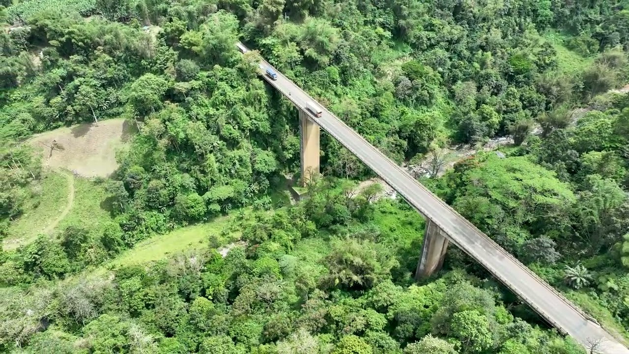 AERIAL VIEW of ATUGAN BRIDGE BUKIDNON