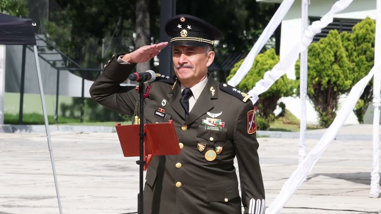 Toma de Posesión al Cargo y Protesta de Bandera del C. General de Brigada D E M Martín Jaramillo