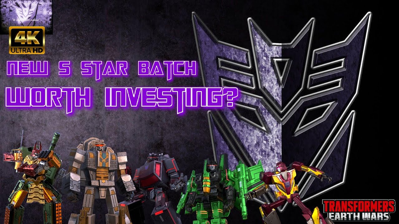 New 5 Star Batch- Worth Investing?- Transformers Earth Wars- TFEW 4K UHD #tfew #transformers