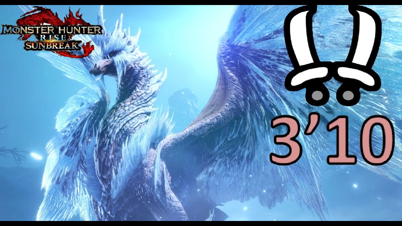 【MHR:SB】魔物獵人崛起:破曉 冰咒龍3'10雙劍Solo イヴェルカーナ3'10双剣ソロ