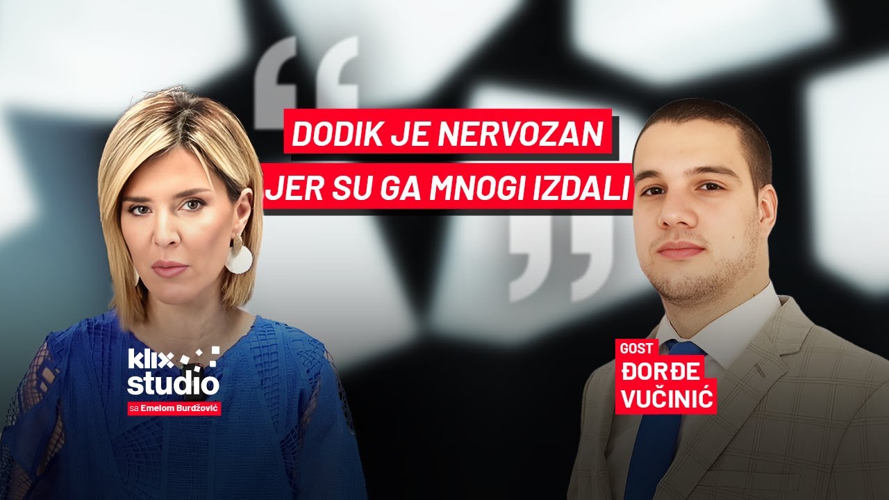 Đorđe Vučinić: Ako Vučić bude branio RS završit ćemo kao ostali Srbi u regionu, Dodik je nervozan