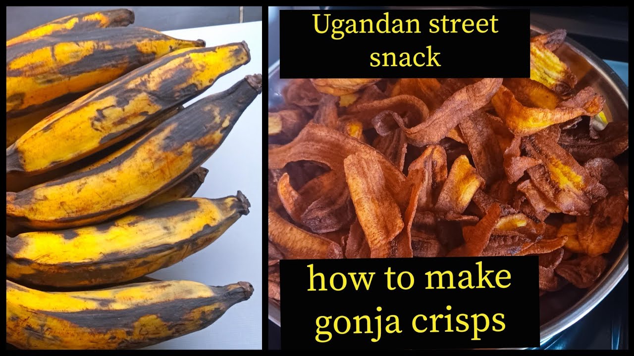 How to make crispy gonja using ripe plantain/Ugandan street snack. #plantain #explained