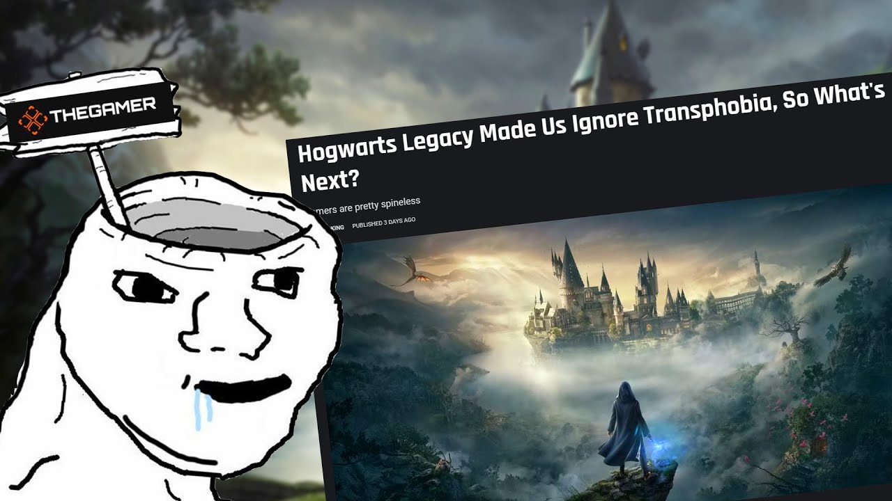 Games Journalists Are Trash || The Gamer Calls You Spineless For Playing Hogwarts Legacy