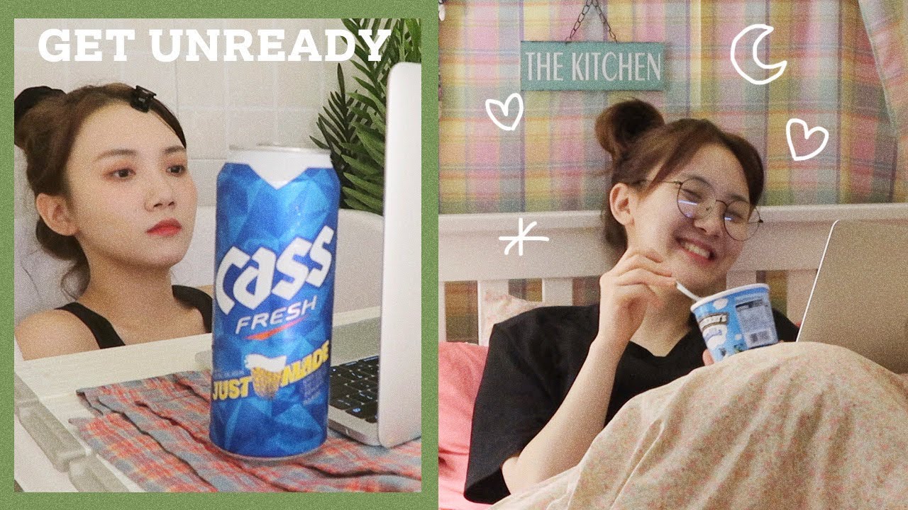 GET UNREADY🌙분위기 뿜뿜 홈캉스하며 같이 잘 준비해요🍷(ft.반신욕조, 노래추천, 조명꾸미기,수분진정스킨케어)ㅣ달님DALNIM
