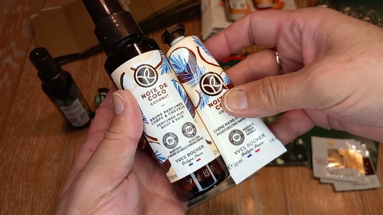 Spacchettamento prodotti di Yves Rocher 