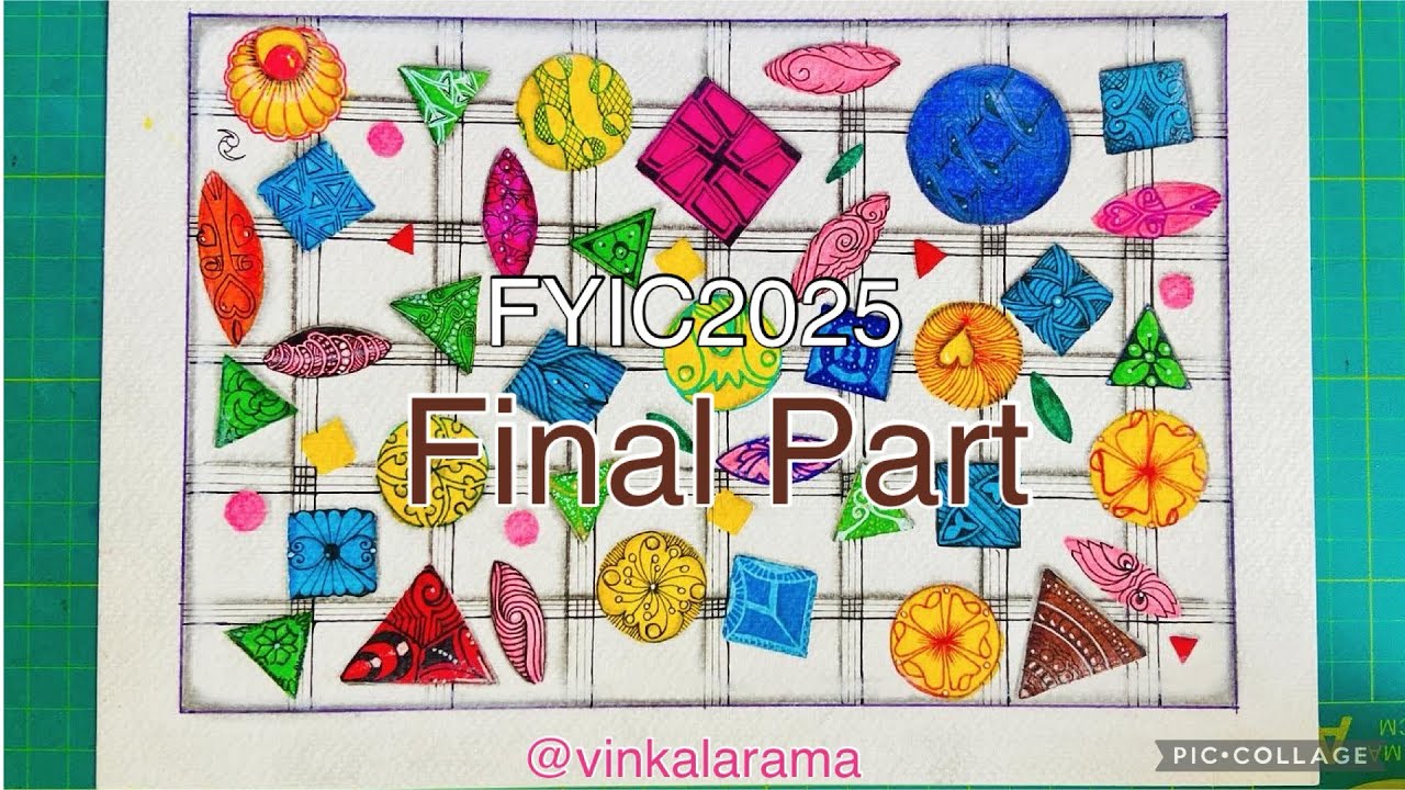 Final Part of FYIC2025 - day 22-31 of January Challenge. #drawing #daily