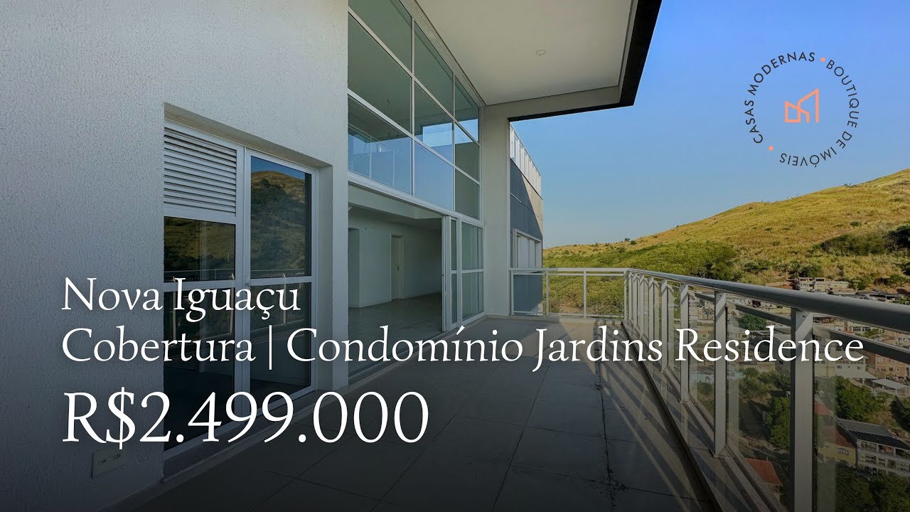 COBERTURA VENDA | NOVA IGUAÇU | JARDINS RESIDENCE | CASAS MODERNAS IMÓVEIS #casasmodernasimoveis