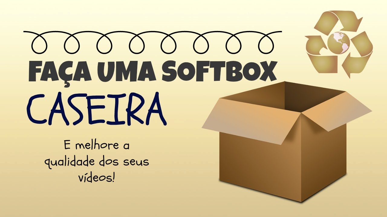 Softbox Caseira F&aacute;cil - DIY