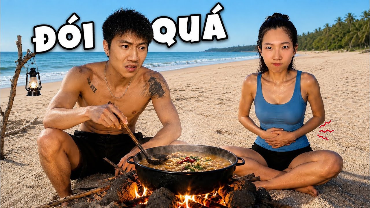 Sống S&oacute;t Một Ng&agrave;y Tr&ecirc;n B&atilde;i Biển Vắng | H&M CHANNEL