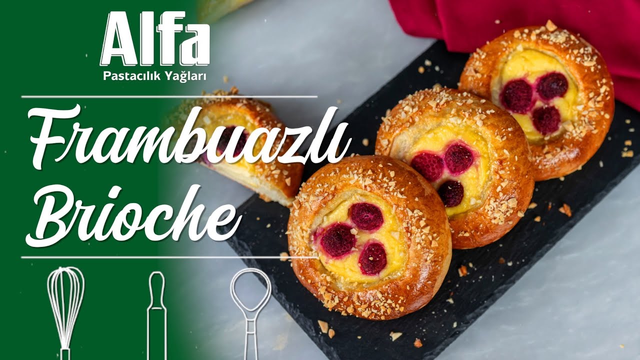 Pastanelere Rakip! Ustalara Layık Frambuazlı Brioche