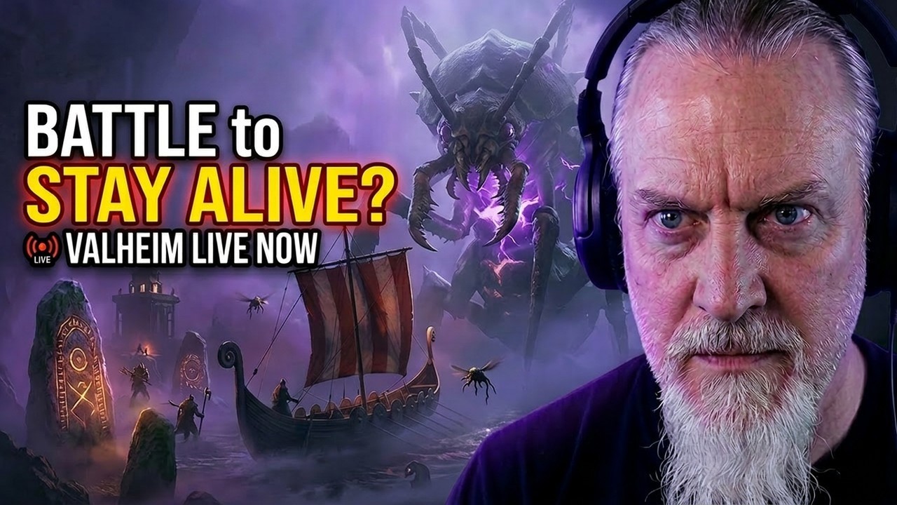 The battle to stay alive - Valheim live