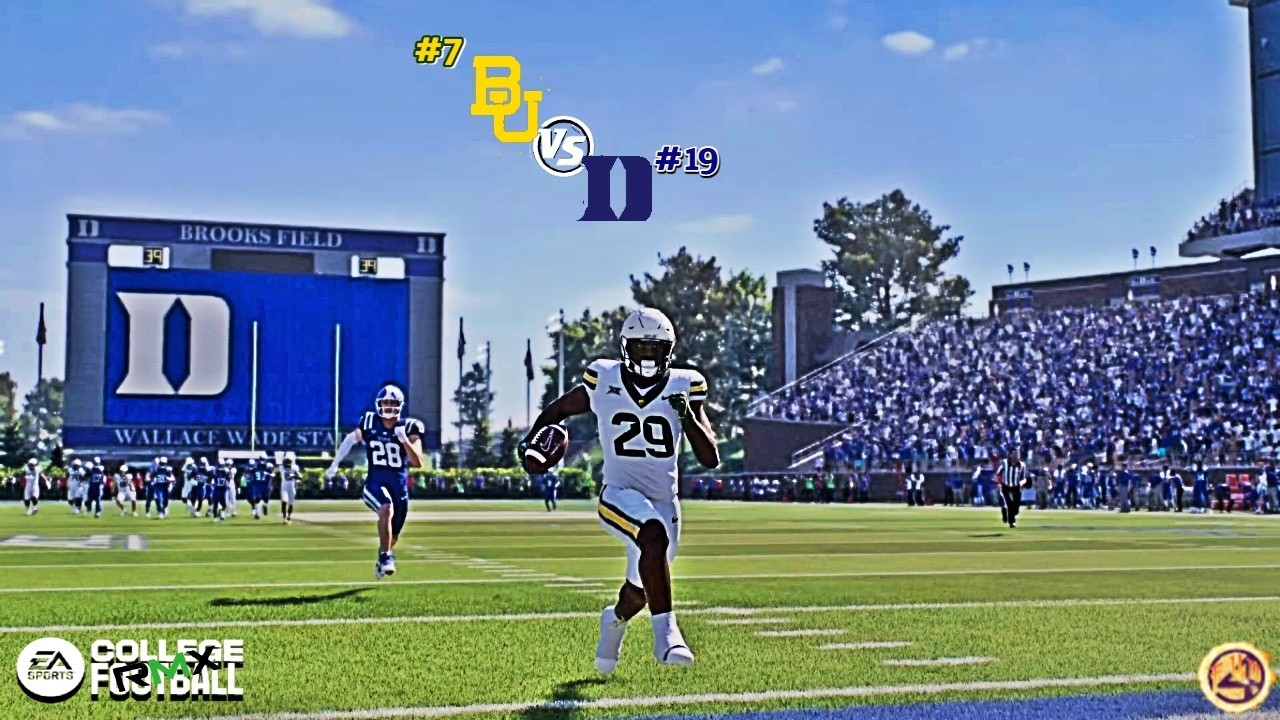 🏈 no.7 BAYLOR 🆚️ no.19 DUKE 🏈 CFBRMX