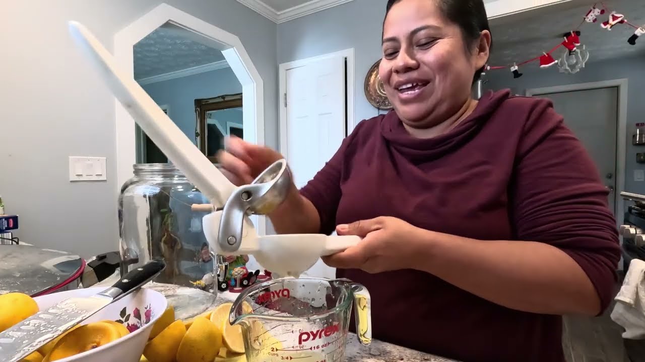 Preparando la comida para los trabajadores 