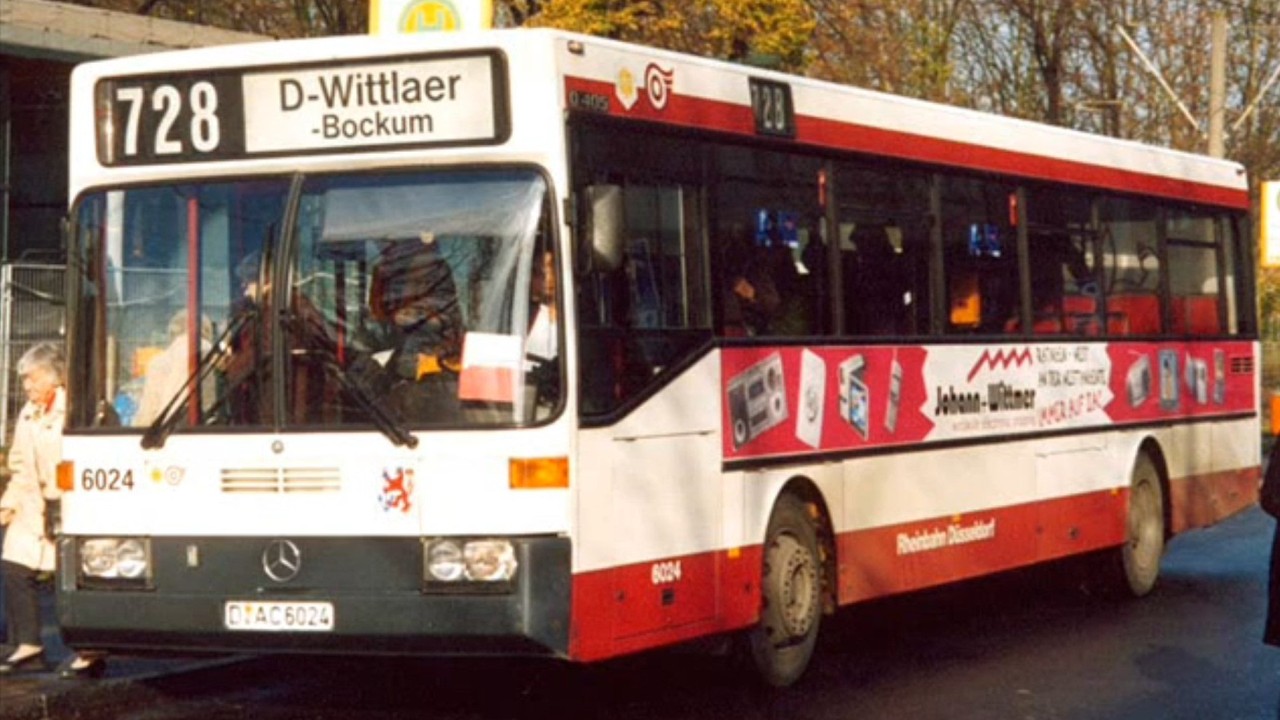 [Sound] Bus MB O 405 | #6024 | Rheinische Bahngesellschaft AG Düsseldorf