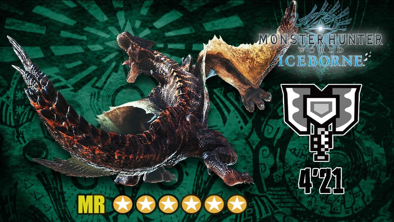 MHWorld Ice Borne : MR☆☆☆☆☆☆ Brute Tigrex | 4'21 | Solo with Charge Blade