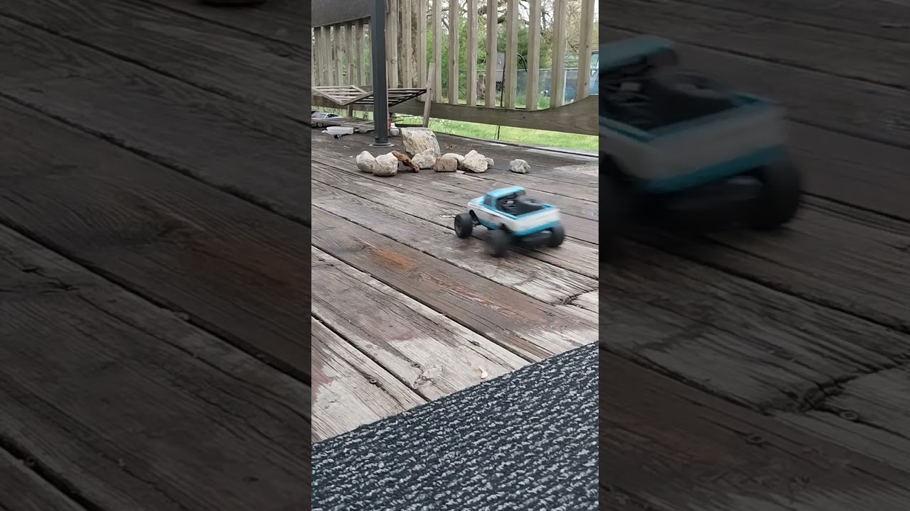 Lil Chevy gettin it... #rc #rcfun #shorts  #rcchevy #rcmods #rccrawler #rcoffroad