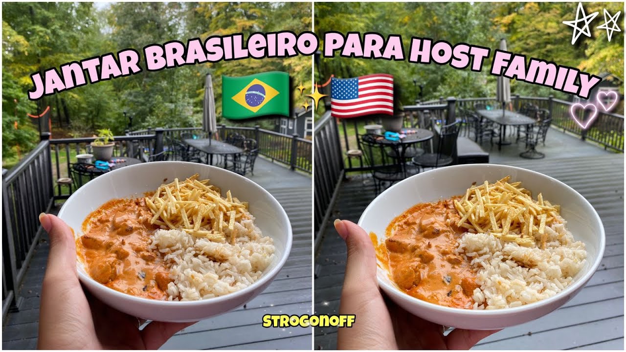 Fiz comida brasileira para a host family| INTERCÂMBIO- AU PAIR