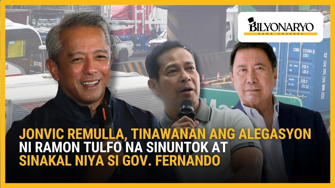 Jonvic Remulla, tinawanan ang alegasyon ni Ramon Tulfo na sinuntok at sinakal niya si Gov. Fernando