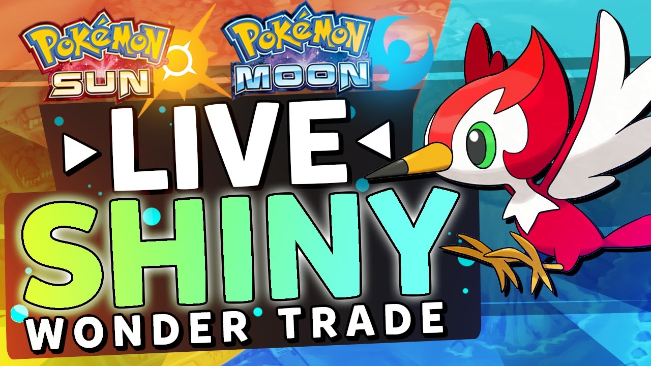 Pokemon Sun and Moon LIVE SHINY Wonder Trade Reaction!