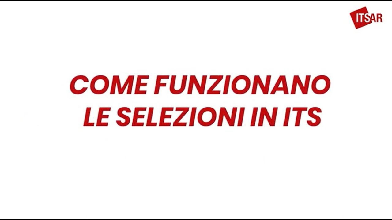 Le selezioni ITSAR