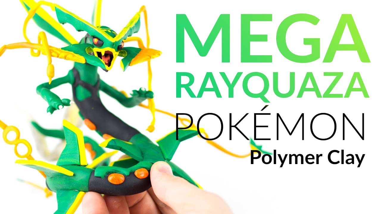 Mega Rayquaza (Pokemon) &ndash; Polymer Clay Tutorial
