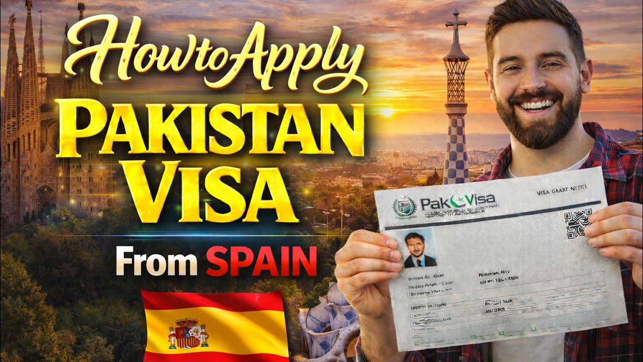How to Apply Pakistani Visa online | Pakistan E visa complete guide I Spain to Pakistan