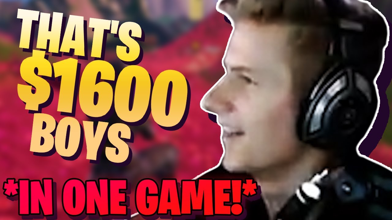 We made *1600* Dollars in a SINGLE Fortnite game!