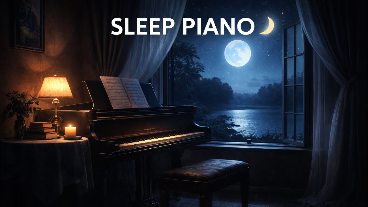Sleep Piano Music 🌙 Deep Relaxation & Stress Relief (30 Minutes, No Vocals)