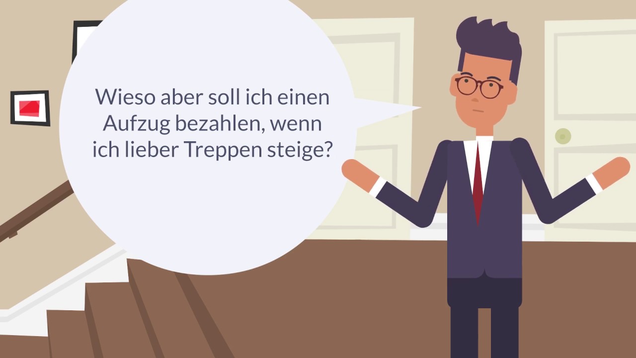 Warum Du für den Aufzug mitbezahlen musst obwohl Du immer nur Treppen steigst. Dein Mietrecht!