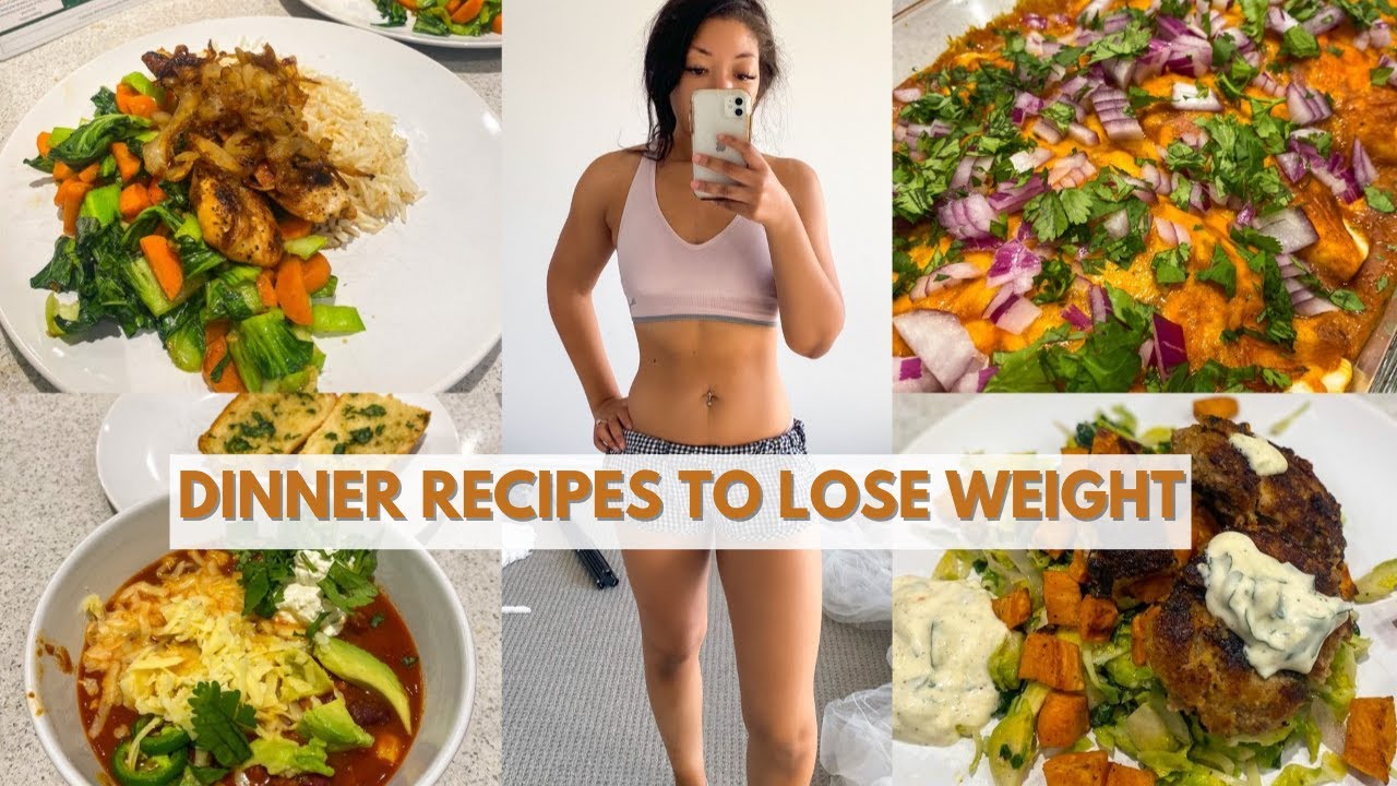 COOK WITH ME | 3 HEALTHY DINNER RECIPES TO LOSE WEIGHT!