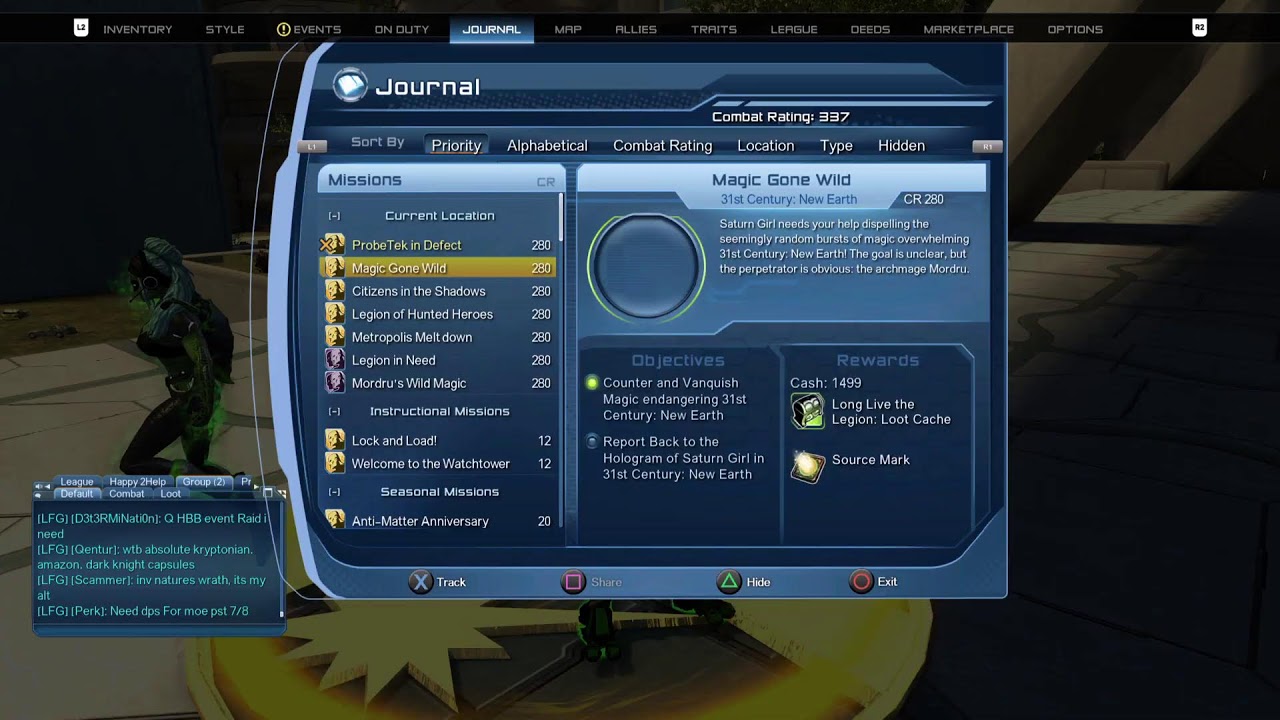 Dc universe online