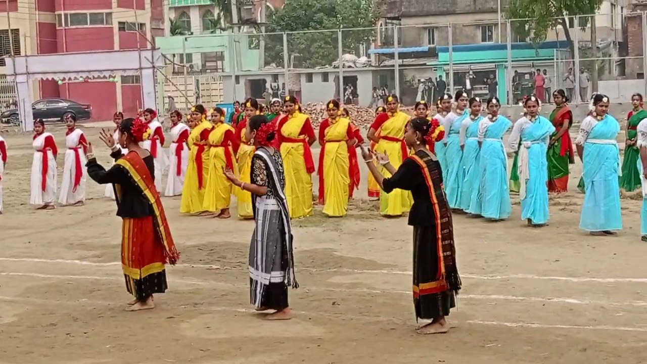 Annual Sports 2024: Display: Halisahar Begumjan High School.