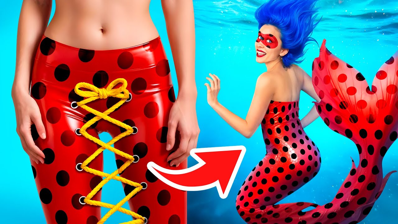 Vampir ve Ladybug'dan Güzel Deniz Kızlarına / Nasıl Deniz Kızı Olunur?