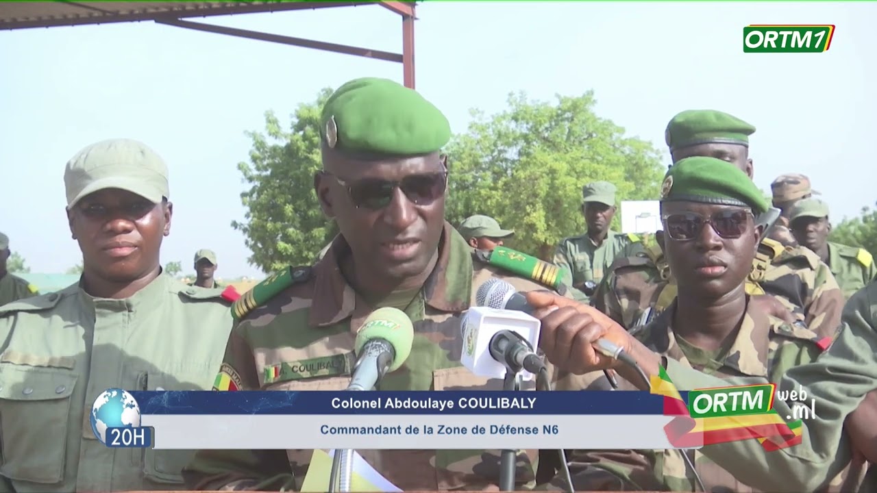 FAMa | Cérémonie de sortie de 852 nouvelles recrues de la 2ème vague du contingent 2023 à Mopti.