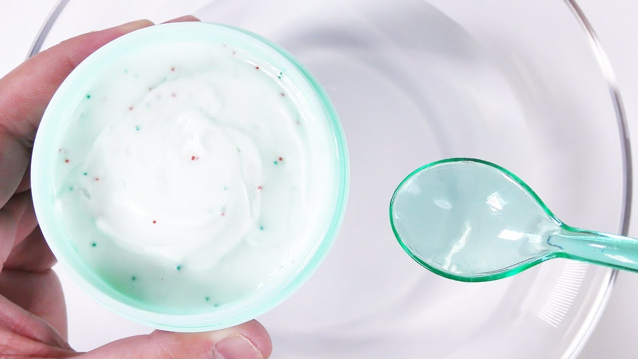 【DIY】クレンジングクリームを使って超もちもちパチパチスライム作ってみた【slime ASMR】