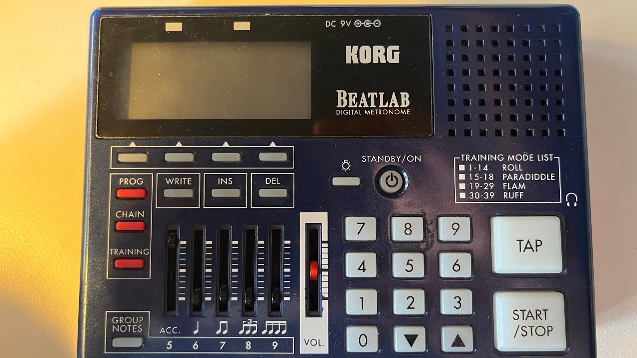 Korg Beatlab (Metronome) - quick overview for church drummers