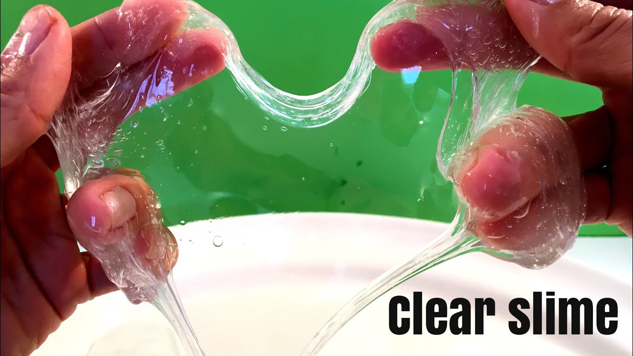 Clear Slijm maken met Lenzenvloeistof Kruidvat en Lijmstick Action