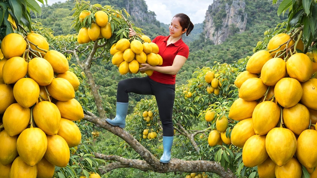 Harvesting 1000+ Gaint Chicken Eggs In Zagros Mountains GoTo Market Sell, How To Make Traditional