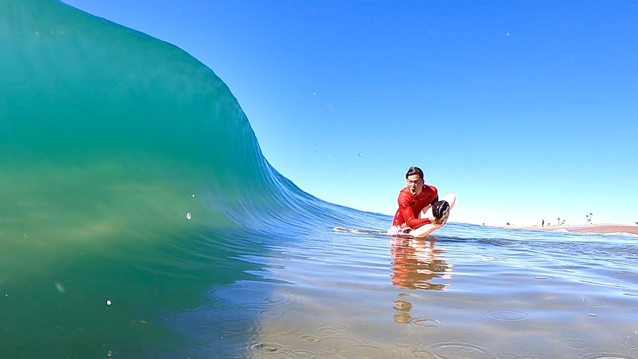 CHASING JELLO SLAB WAVES (RAW POV)