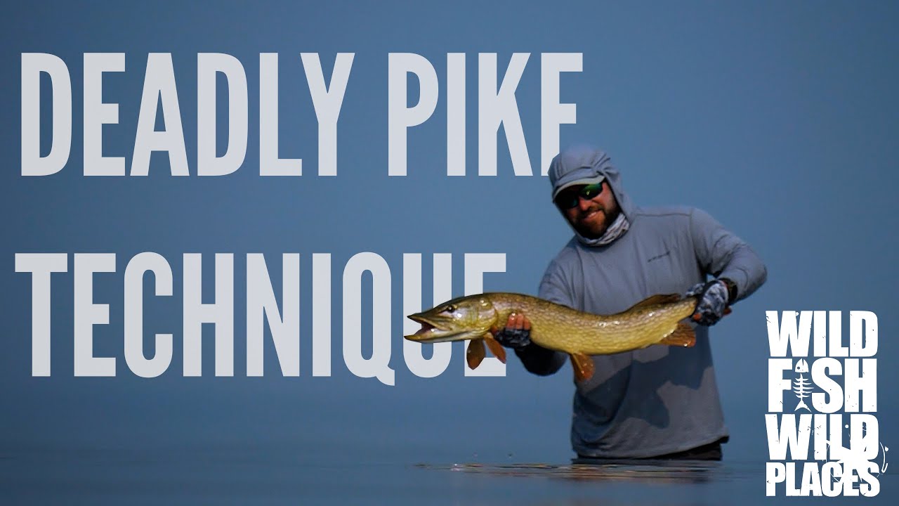 CATCHING HUGE PIKE AT LAKE ATHABASCA